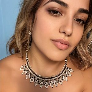 2 X 15 Necklaces Handmade Beautiful chaquira Tribal Ethnic Bib Beaded Collar